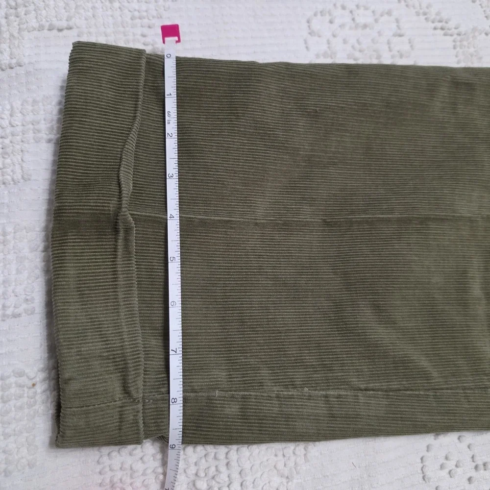 Vintage 90s Polo Ralph Lauren Hammond Green Corduroy Pleated Pants Size 40x32